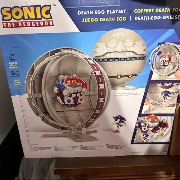 New! Sonic the Hedgehog Death Egg Battle Set - Blue, Red, Gray - Picture 5 of 6